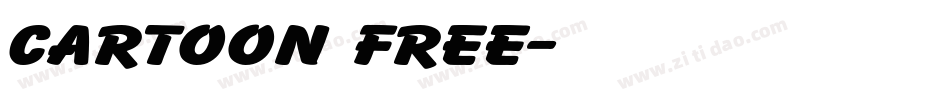 CARTOON FREE字体转换